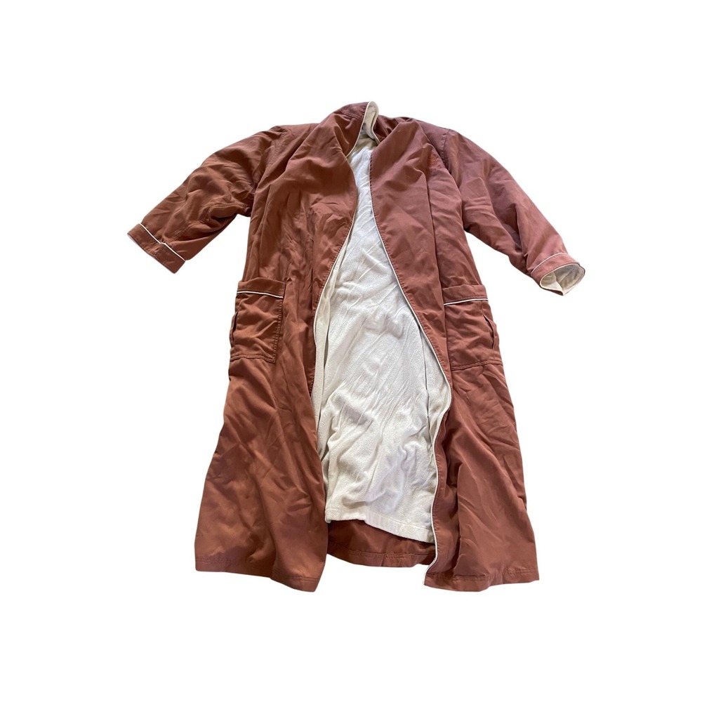 The Ritz Carlton Bachelor Gulch Embroidered Robe Bathrobe Shawl‎ Collar Size M